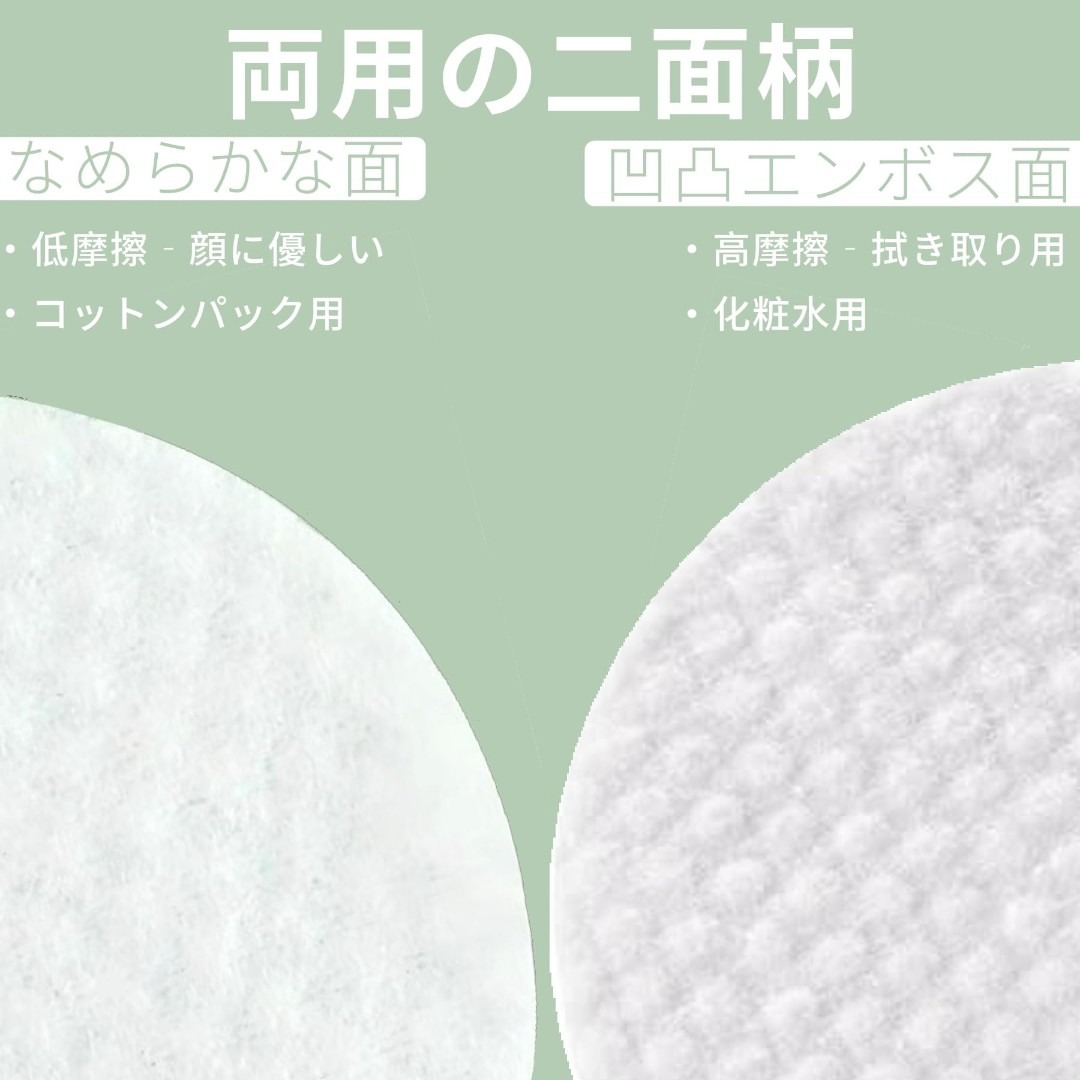 【在庫処分】YOYOSOFT コットン ふきとり用 丸型 トナーパッド 詰め替え コスメ/美容のキット/セット(コフレ/メイクアップセット)の商品写真