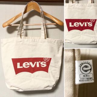 リーバイス(Levi's)の人気❗️Levi's リーバイス ビッグロゴ　トートバッグ キャンバス 生成り(トートバッグ)