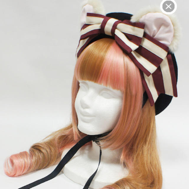 Angelic Pretty(アンジェリックプリティー)の新品▼プレゼントbearベレー▼クロ レディースの帽子(ハンチング/ベレー帽)の商品写真