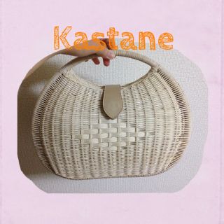 カスタネ(Kastane)のKastane＊カゴバック(ハンドバッグ)