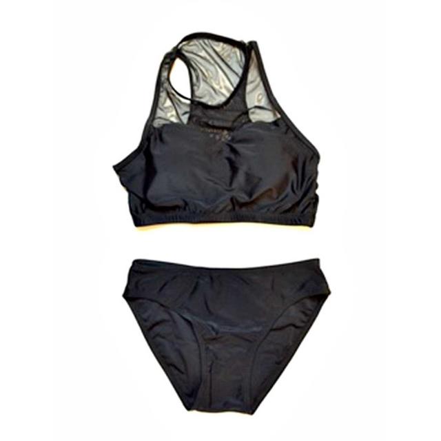 【期間限定価格】 トレンド シースルー ビキニ バンドゥ 体型カバー 黒 M レディースの水着/浴衣(水着)の商品写真