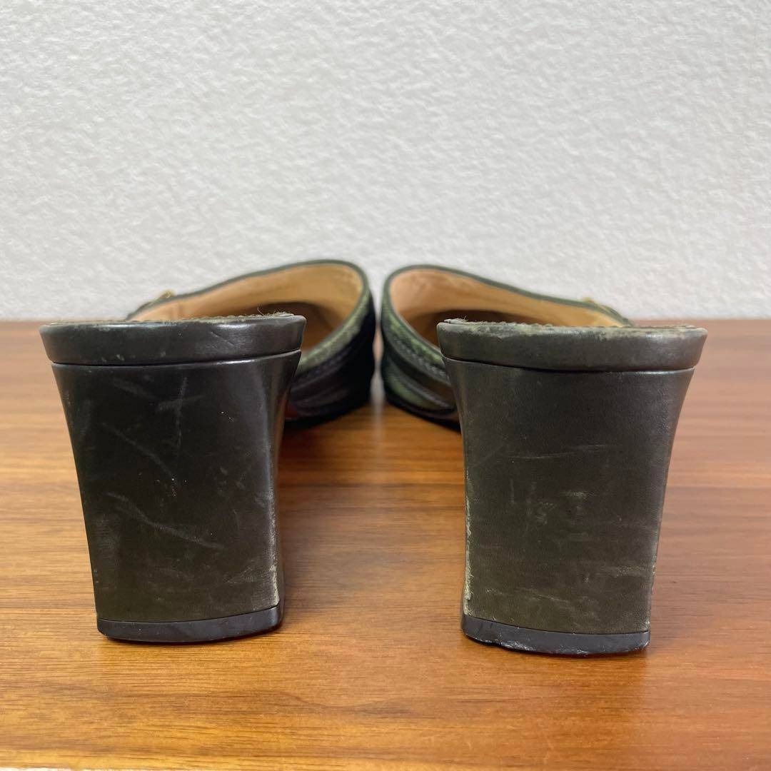 LOUIS VUITTON(ルイヴィトン)の【良品】LOUIS VUITTON★ミュール モノグラム ベルト キャンパス レディースの靴/シューズ(ミュール)の商品写真