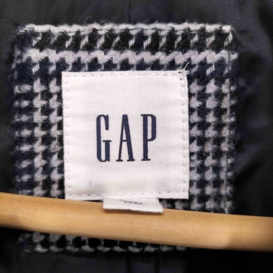 GAP(ギャップ)のGap(ギャップ) 千鳥格子 切り替えチェスターコート レディース アウター レディースのジャケット/アウター(チェスターコート)の商品写真