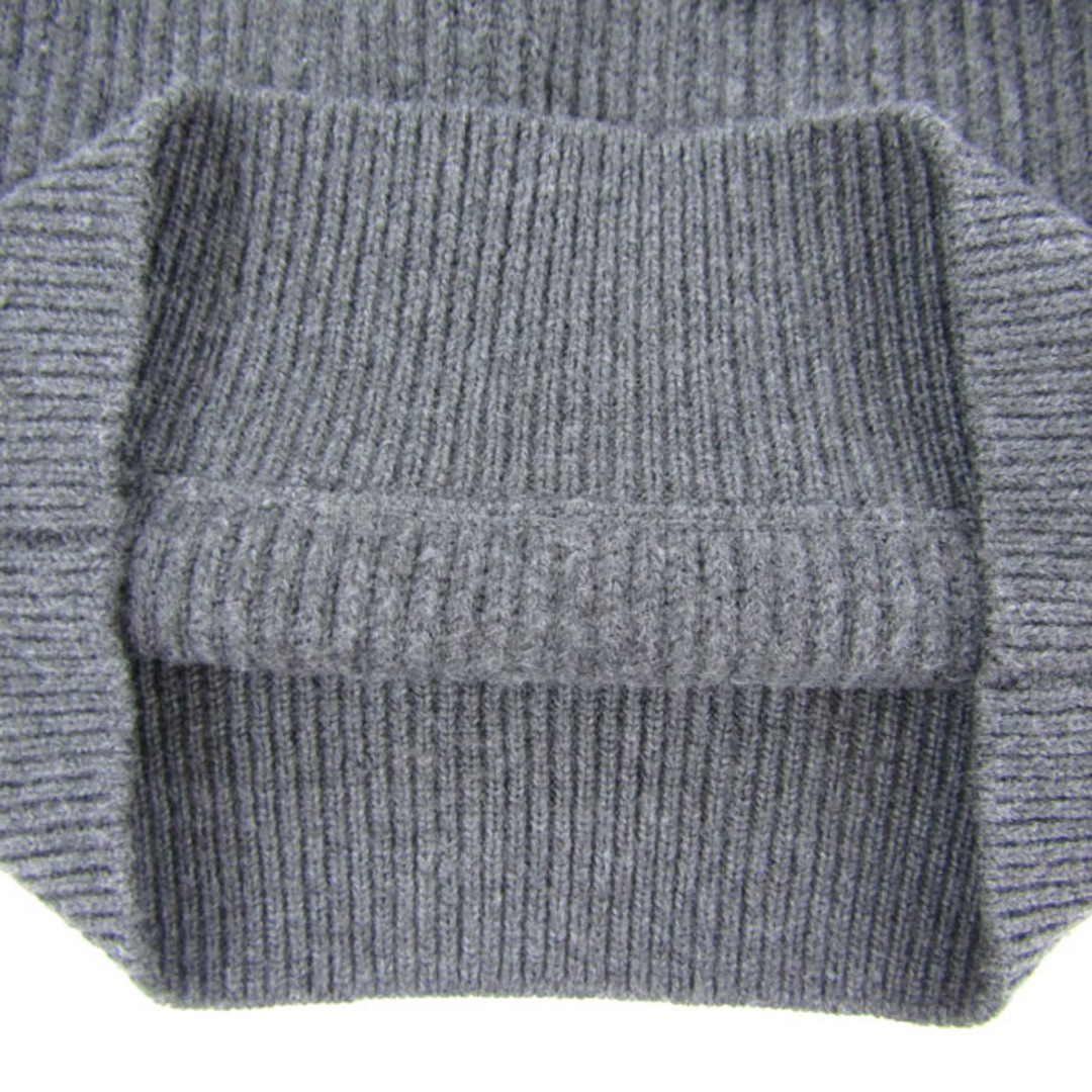 ソヴ ニット トップス 長袖 オフフォルダー セーター レディース 36サイズ ネイビー SOV. レディースのトップス(ニット/セーター)の商品写真