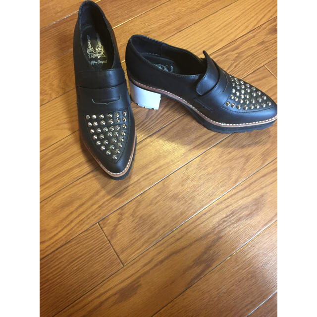 jeffrey campbell スタッズ付きパンプスローファー USED