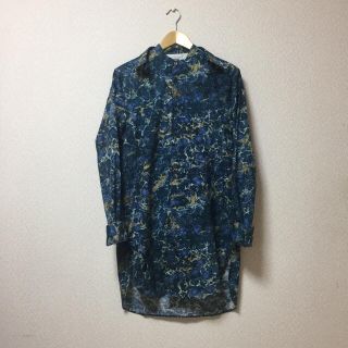 アクネ(ACNE)のACNE studios    総柄ロングシャツ M(シャツ)