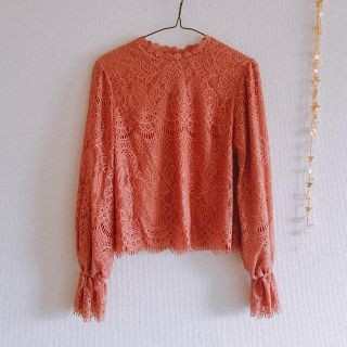 ダブルクローゼット(w closet)のw closet  総レースカットソー(カットソー(長袖/七分))