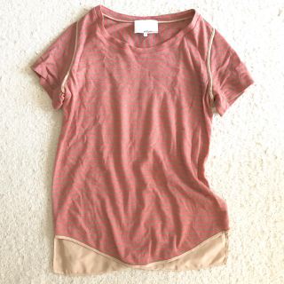 スリーワンフィリップリム(3.1 Phillip Lim)の3.1 phillip lim フィリップリム ボーダーシルクニットTシャツ(ニット/セーター)