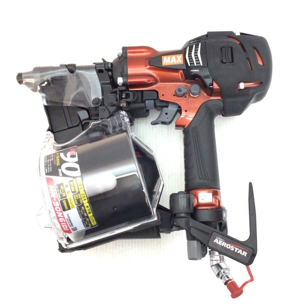 ΘΘMAX マックス エア釘打ち 未使用品(S) 付属品完備 高圧 90mm 25407153F HN-90N6(D)-R インテリア/住まい/日用品のインテリア/住まい/日用品 その他(その他)の商品写真