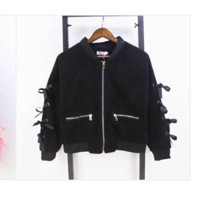 りぼん ジャケット レディースのジャケット/アウター(ブルゾン)の商品写真