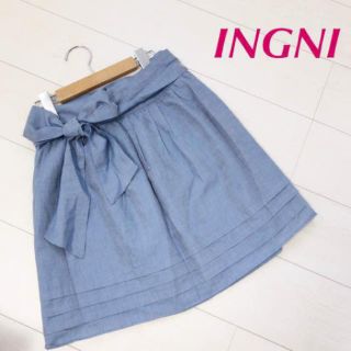 イング(INGNI)の最終価格 イング リボン スカート(ひざ丈スカート)