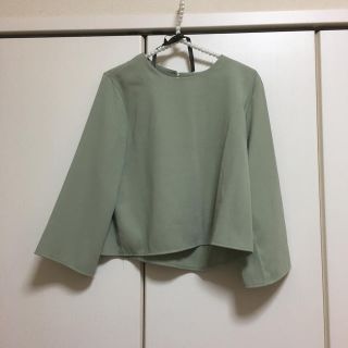 うぐいす色！トップス freesize 15日まで800円(シャツ/ブラウス(長袖/七分))