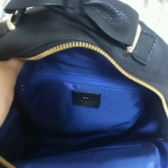 LANVIN en Bleu(ランバンオンブルー)の新品未使用 ランバンオンブルー 牛革 リュック レディースのバッグ(リュック/バックパック)の商品写真