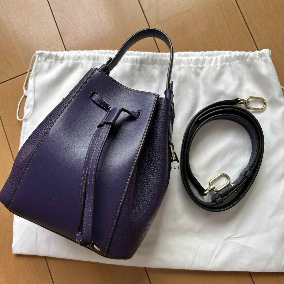 FURLA(フルラ)のご予約済フルラ ミアステラ 2way ハンドバッグ ショルダー バッグ パープル レディースのバッグ(ショルダーバッグ)の商品写真