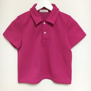 コムデギャルソン(COMME des GARCONS)のコムデギャルソン♡ポロシャツ タオル素材 ピンク(ポロシャツ)
