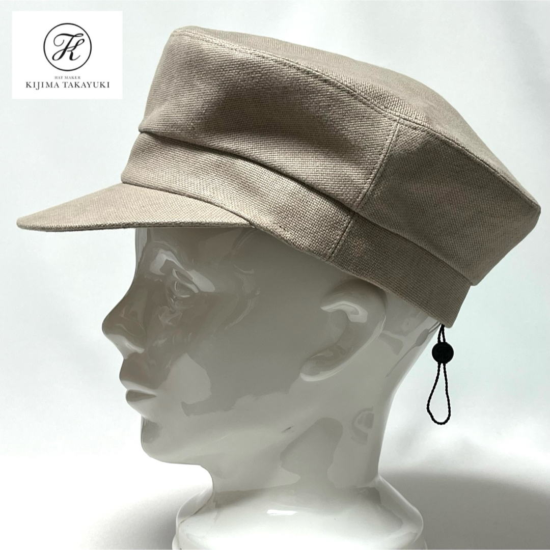 KIJIMA TAKAYUKI(キジマタカユキ)の【新品】KIJIMA TAKAYUKI 日本製 通年着用可能 マリンキャスケット メンズの帽子(キャスケット)の商品写真