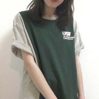 サンタモニカ(Santa Monica)の古着リメイク Tシャツ(Tシャツ(半袖/袖なし))