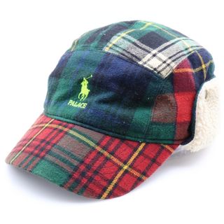 Palace Skateboards パレススケートボーズ ×POLO by Ralph Lauren POLAR FLEECE HUNTING CAP ポロラルフローレン ポーラー フリース チェック ハンティングキャップ(キャップ)