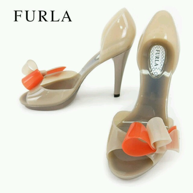FURLA 37 ハイヒール ラバーシューズ パンプス - 靴 FURLA 37 ハイヒール ラバーシューズ パンプス - 靴