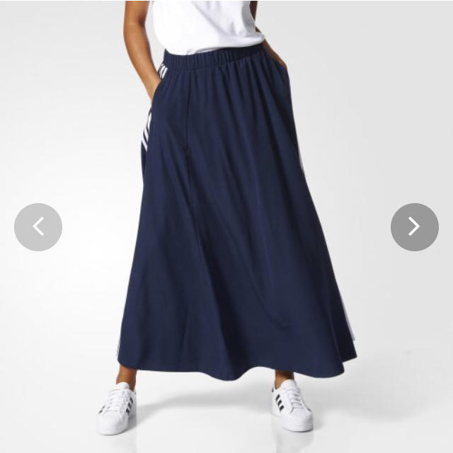 adidas(アディダス)のadidas オリジナルススカート3 STRIPES LONG SKIRT XS レディースのスカート(ロングスカート)の商品写真