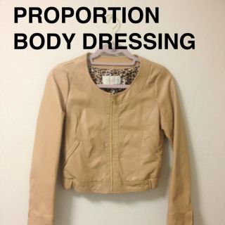 プロポーションボディドレッシング(PROPORTION BODY DRESSING)のPROPORTION♡フェイクレザーJK(ブルゾン)