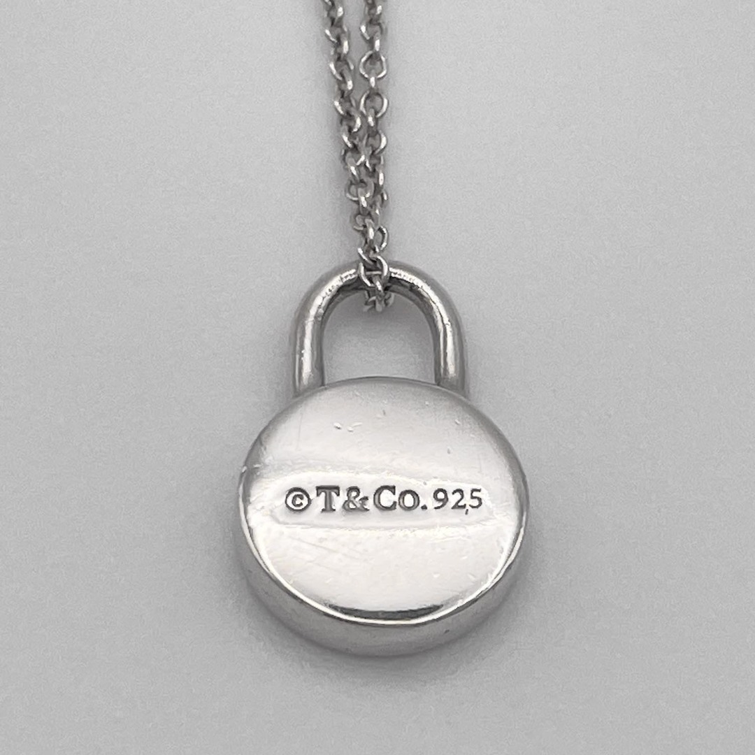 Tiffany & Co.(ティファニー)のTiffany&Co. ティファニー ネックレス 1837 ラウンド ミニロック 1Pダイヤ SV925 シルバー レディースのアクセサリー(ネックレス)の商品写真