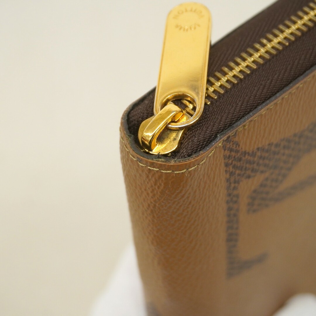 LOUIS VUITTON(ルイヴィトン)の★最終価格【5ma0909-h】ルイヴィトン 長財布 モノグラム・ジャイアント  リバース ジッピーウォレット M69353 ブラウン【中古】メンズ レディース ユニセックス レディースのファッション小物(財布)の商品写真