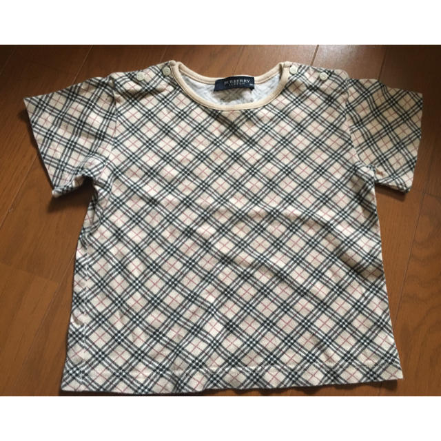 BURBERRY(バーバリー)の80バーバリー🎵チェックTシャツ キッズ/ベビー/マタニティのベビー服(~85cm)(Ｔシャツ)の商品写真