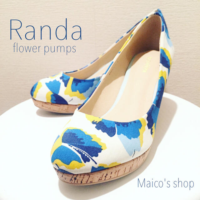 RANDA(ランダ)の試着のみ♡RANDA♡花柄パンプス チェスティ レディースの靴/シューズ(ハイヒール/パンプス)の商品写真