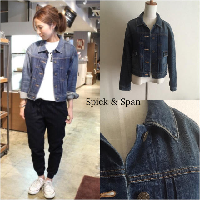 Spick & Span(スピックアンドスパン)のソフトデニムトラッカージャケット レディースのジャケット/アウター(Gジャン/デニムジャケット)の商品写真