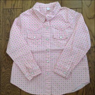 ユニクロ(UNIQLO)の⭐︎キッズ女の子 者ブラウス  ユニクロ⭐︎110(ブラウス)