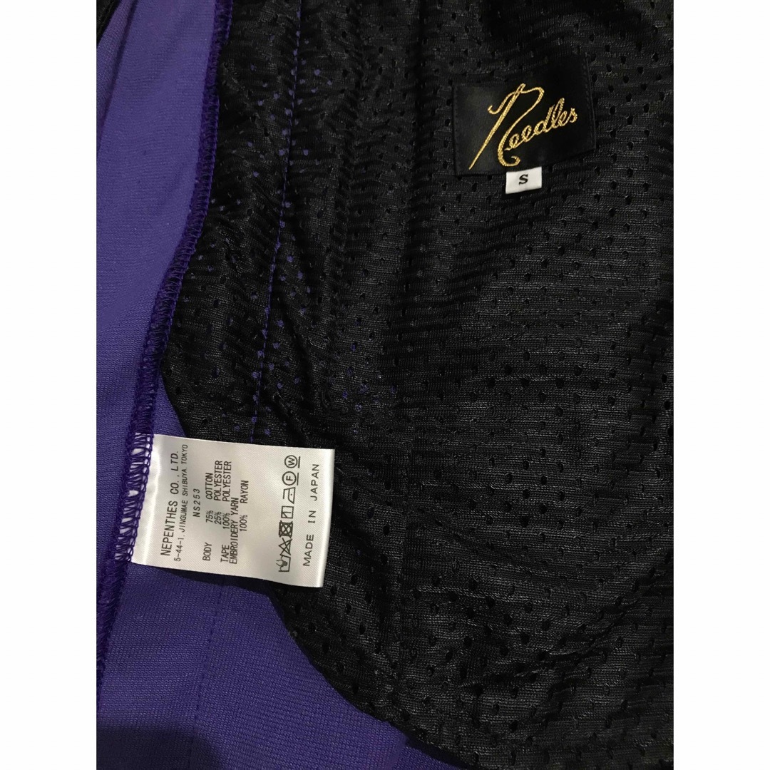 Needles(ニードルス)の美品★Needlesニードルス ベロア ナロートラックパンツ サイドライン メンズのパンツ(その他)の商品写真