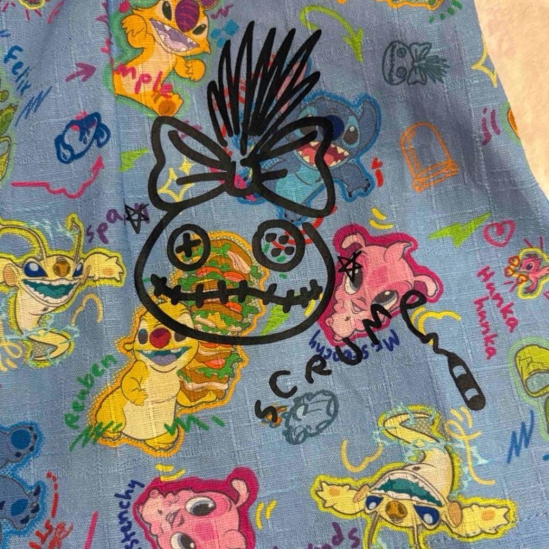 STITCH(スティッチ)の新品 スティッチ 甚平 ブルー ディズニー 90 キッズ/ベビー/マタニティのキッズ服男の子用(90cm~)(甚平/浴衣)の商品写真
