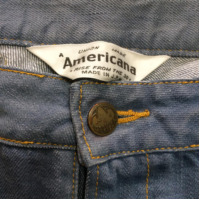 AMERICANA(アメリカーナ)のアメリカーナ Americana ストレート デニム レディース レディースのパンツ(デニム/ジーンズ)の商品写真