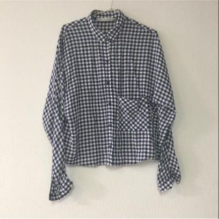 ザラ(ZARA)のZARAドルマンチェックシャツ(シャツ/ブラウス(長袖/七分))