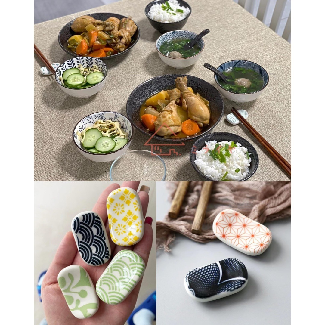 【特価商品】箸置き そらまめ 9個セット 箸枕 はしおき 箸台 箸置 和風 和柄 インテリア/住まい/日用品のキッチン/食器(テーブル用品)の商品写真