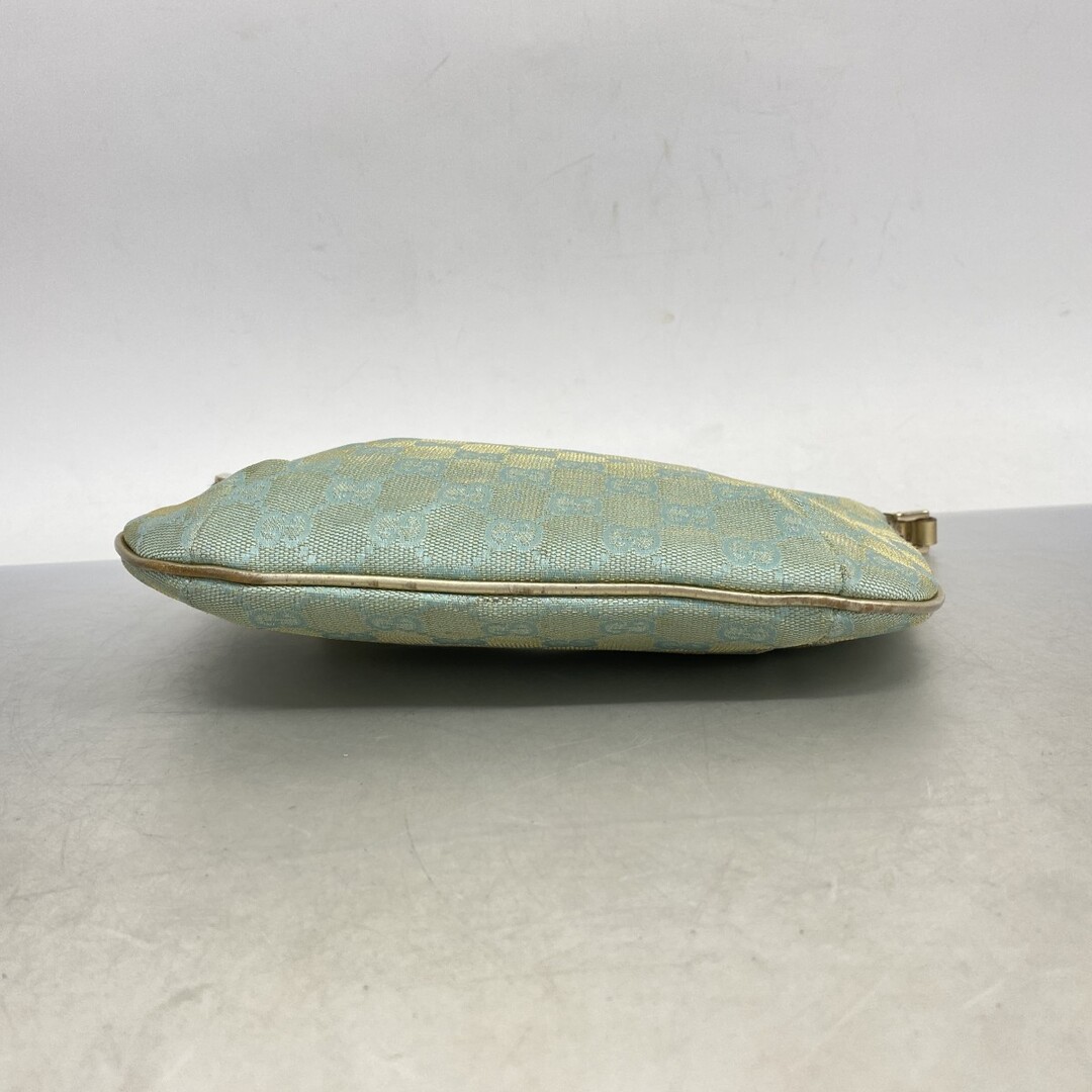 GUCCI(グッチ)の★最終価格★SALE【5mb1118-h】グッチ ハンドバッグ GGキャンバス 005 0813 キャンバス ブルー ゴールド シャンパンゴールド金具【中古】レディース レディースのバッグ(ハンドバッグ)の商品写真