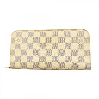 ルイヴィトン(LOUIS VUITTON)の★最終価格★SALE【5mb1237-h】ルイヴィトン 長財布 ダミエ・アズール ポルトフィユアンソリット N63072 ホワイト【中古】レディース(財布)