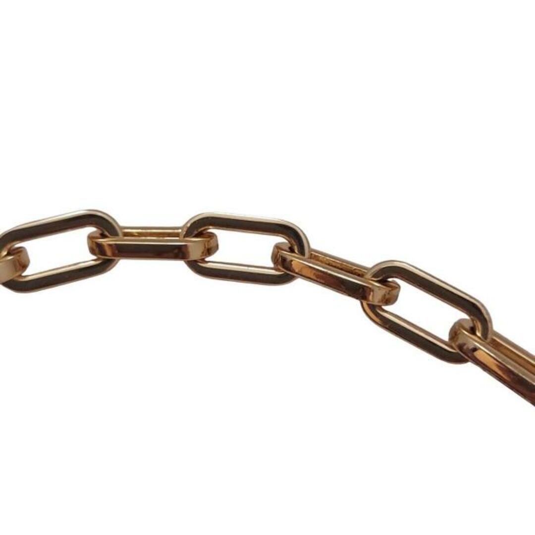 Tory Burch(トリーバーチ)のTORY BURCH(トリーバーチ) ショルダーバッグ - ダークネイビー×ダークブラウン チェーンショルダー/キルティング レザー レディースのバッグ(ショルダーバッグ)の商品写真