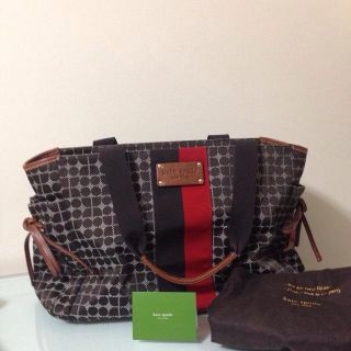ケイトスペードニューヨーク(kate spade NEW YORK)のケイトスペード☆美品マザーズバッグ(ショルダーバッグ)
