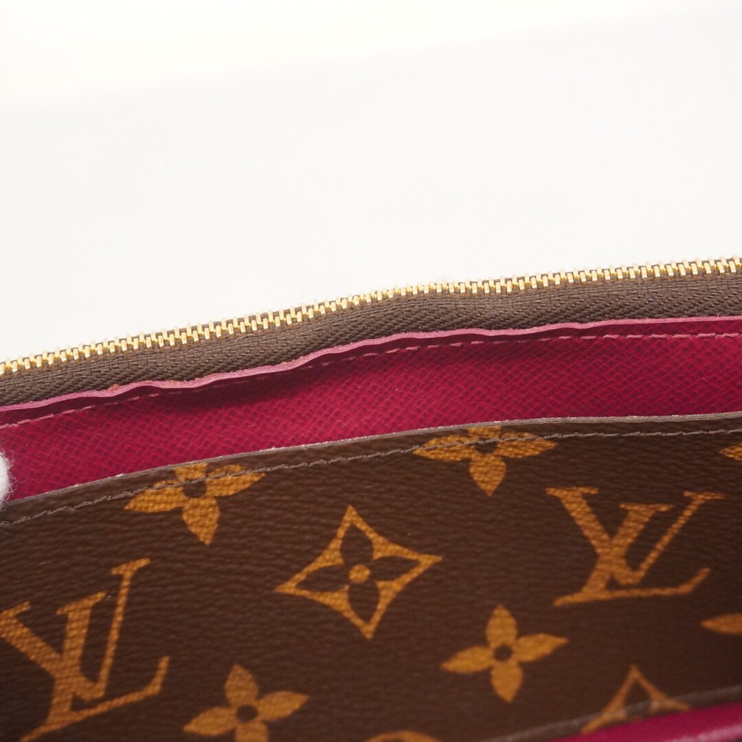 LOUIS VUITTON(ルイヴィトン)の★最終価格★SALE【5mb1559-h】ルイヴィトン 長財布 モノグラム ポルトフォイユエミリー M60697 ブラウン フューシャ【中古】レディース レディースのファッション小物(財布)の商品写真