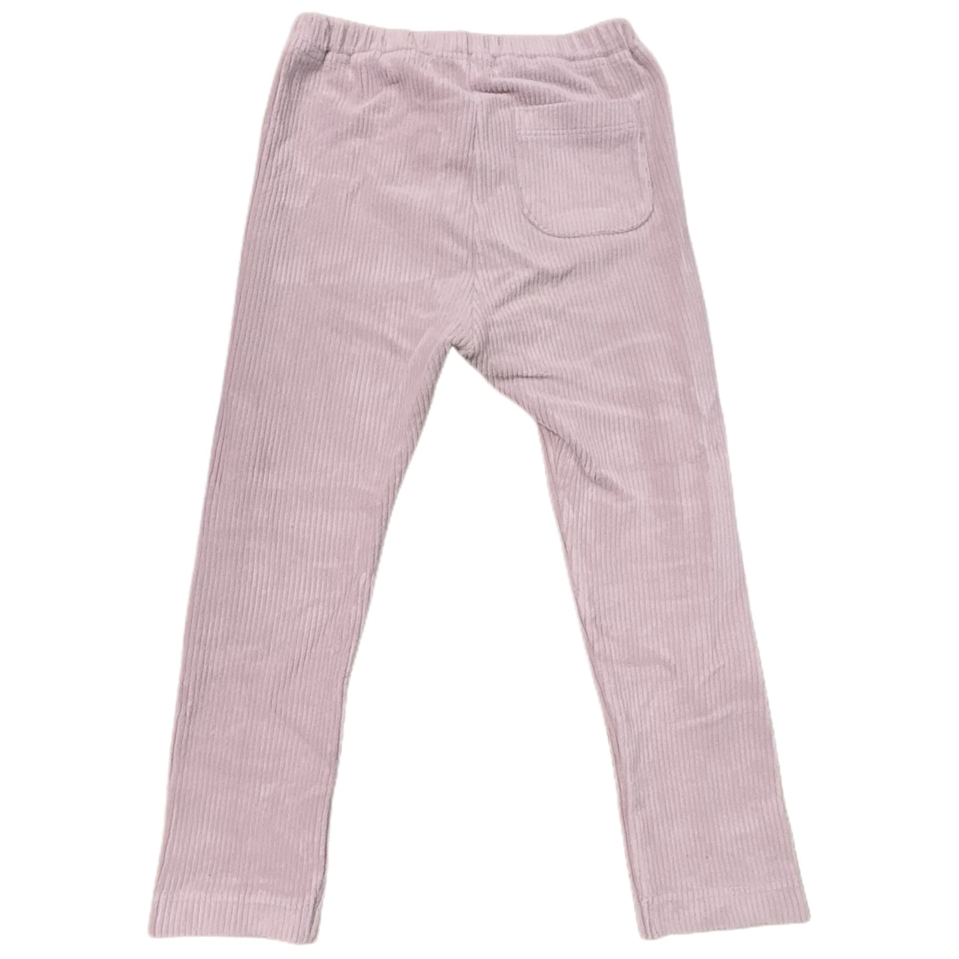 UNIQLO(ユニクロ)のユニクロ レギンスパンツ 100cm ピンク コーデュロイ キッズ/ベビー/マタニティのキッズ服女の子用(90cm~)(パンツ/スパッツ)の商品写真