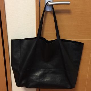 エストネーション(ESTNATION)のGIANNI CHIARINI 牛革 トートバッグ クロ 送料込み(トートバッグ)