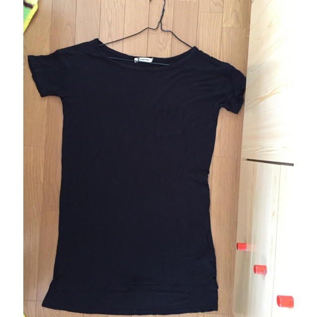 Alexander Wang(アレキサンダーワン)のT BY ALEXANDER WANG 黒Tシャツ レディースのトップス(Tシャツ(半袖/袖なし))の商品写真