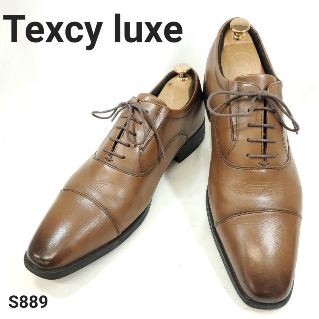 ASICS WALKING(アシックスウォーキング)のテクシーリュクス TU-7010 ストレートチップ 内羽根 レースアップ レザー メンズの靴/シューズ(ドレス/ビジネス)の商品写真