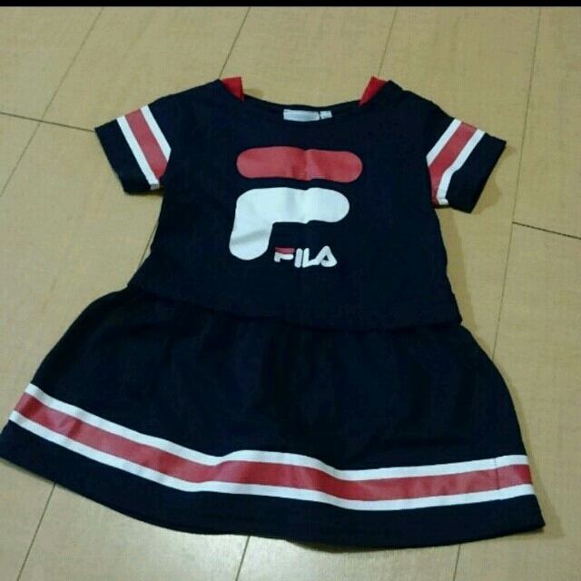 FILA(フィラ)の3mama様専用☆ FILA ワンピース Championワンピース セット キッズ/ベビー/マタニティのキッズ服女の子用(90cm~)(ワンピース)の商品写真