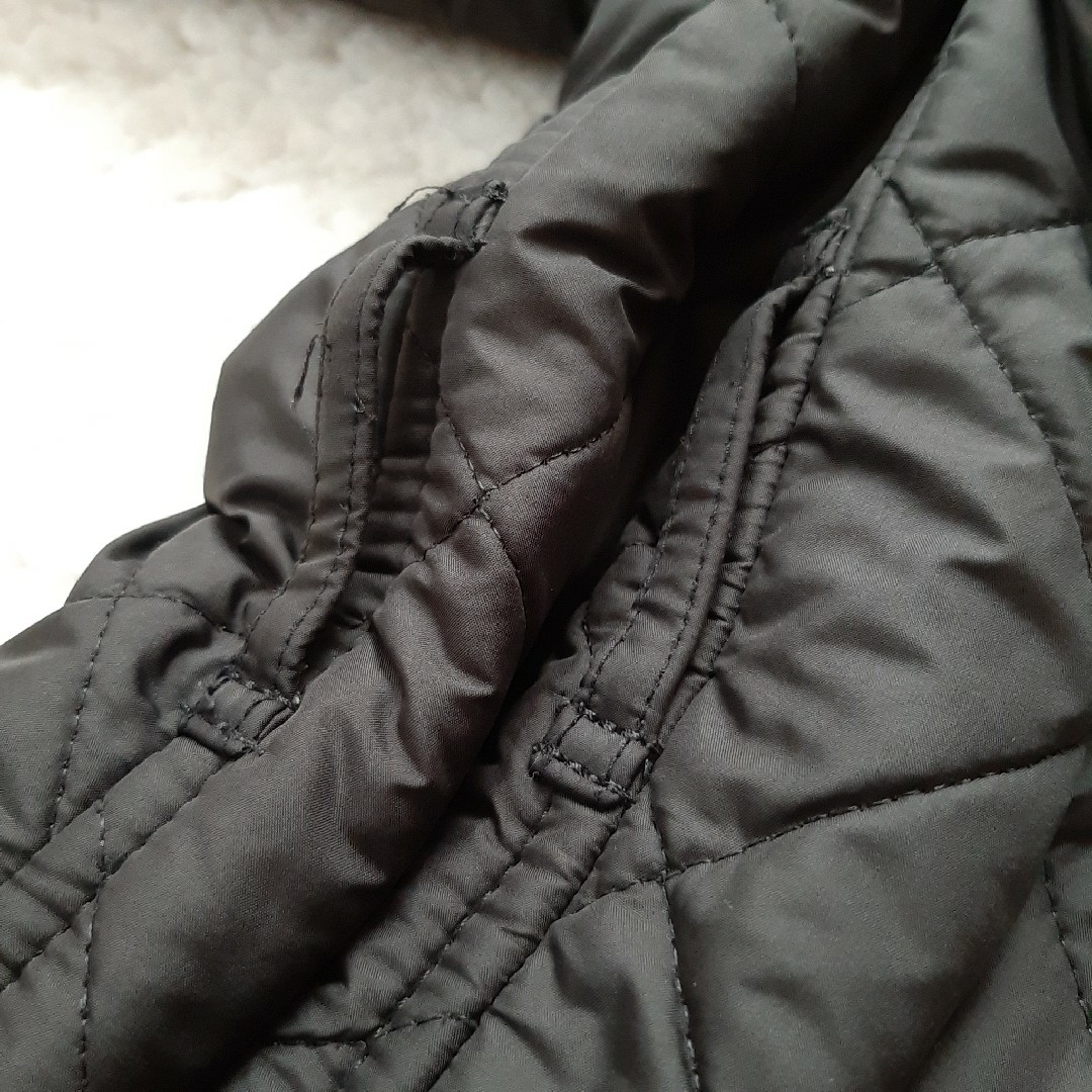 MACKINTOSH(マッキントッシュ)のマッキントッシュ スコットランド キルティングコート ブラック ボア 36 レディースのジャケット/アウター(ロングコート)の商品写真