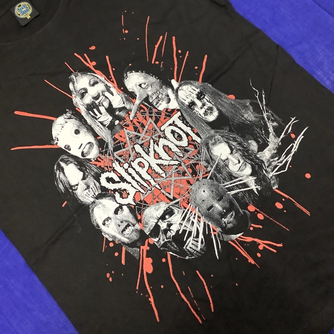 スリップノット　バンドTシャツ　Mサイズ　SlipknoT ２　　　　SRMD3 メンズのトップス(Tシャツ/カットソー(半袖/袖なし))の商品写真