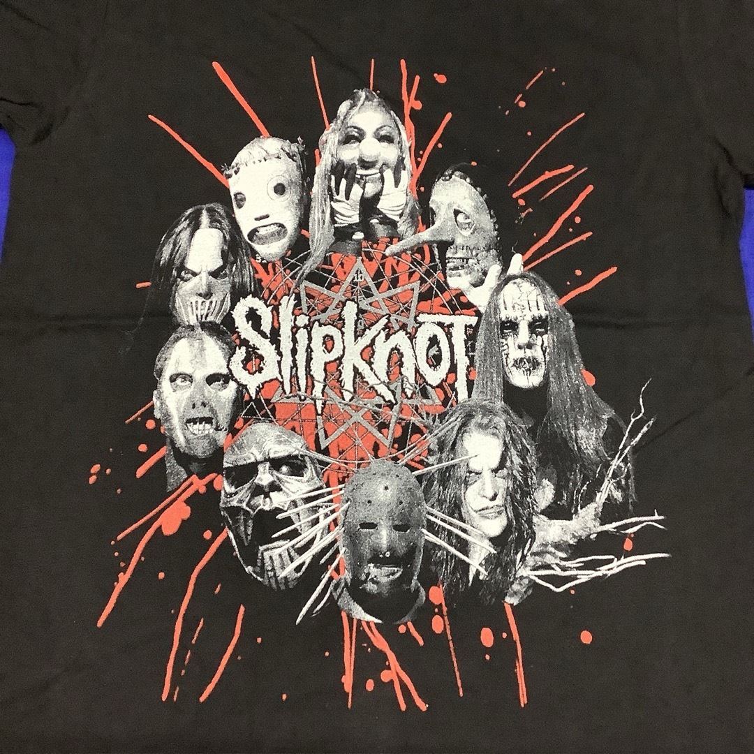 スリップノット　バンドTシャツ　Mサイズ　SlipknoT ２　　　　SRMD3 メンズのトップス(Tシャツ/カットソー(半袖/袖なし))の商品写真