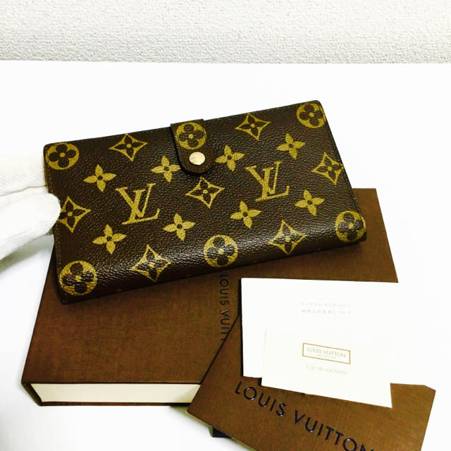LOUIS VUITTON(ルイヴィトン)の458❤️ほぼ未使用❤️ルイヴィトン❤️がま口 長財布❤️正規品鑑定済み❤️ レディースのファッション小物(財布)の商品写真
